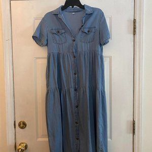 Button-Up Jean Dress
